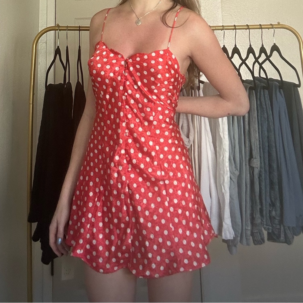 Victoria’s Secret Pink Polka Dot Vintage Slip Dress